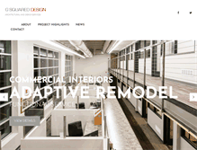 Tablet Screenshot of gsquareddesign.com
